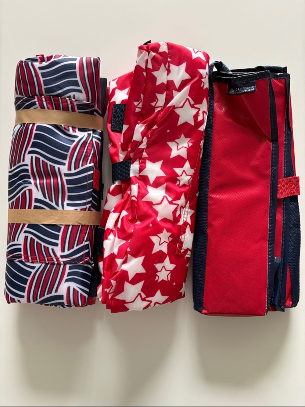 NWOT California Innovations Insulted Market Satchel & Super Shopper Set of 3